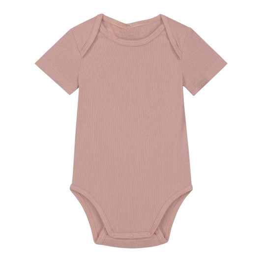 Bodystocking - gammel rosa/ kort ærmer