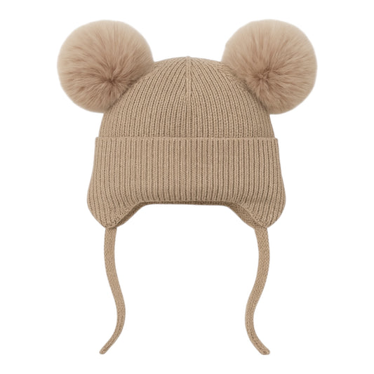 Bamsehue med pompon